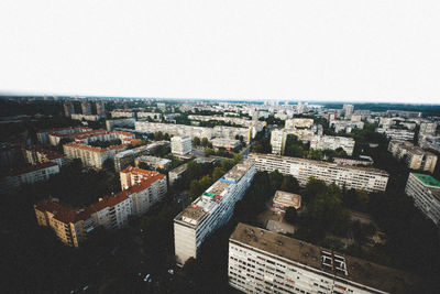 High angle view of cityscape