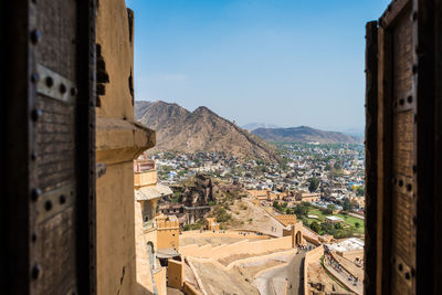 Amber fort - the beautiful architecture in pink city, jaipur, rajasthan, india -public place