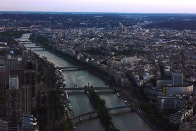 High angle view of cityscape