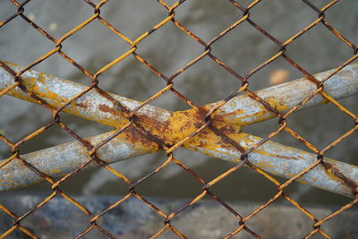 Full frame shot of chainlink fence