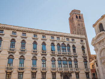 Low angle view of building against sky