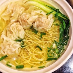 Close-up of served food in bowl