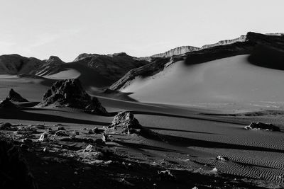 Panoramic view of desert