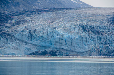 Scenic view of frozen sea