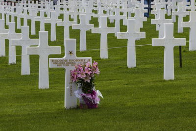 View of cemetery