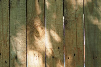 Full frame shot of wooden fence