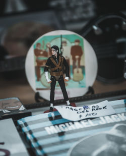 Close-up of man standing at music concert