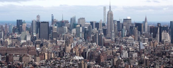 Aerial view of a city