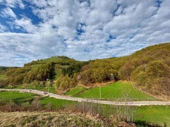 Scenic view of landscape against sky