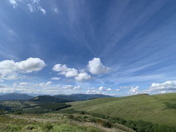 Scenic view of landscape against sky