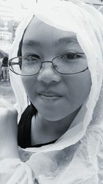 Portrait of young woman