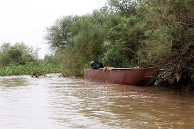 Boat in a river