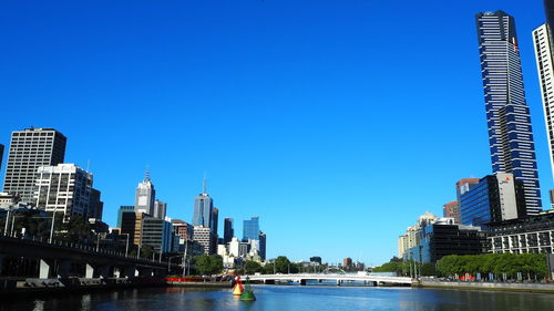 View of city at waterfront