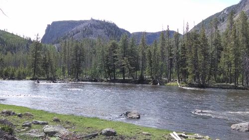 Scenic view of mountains