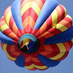 Hot air balloon from below
