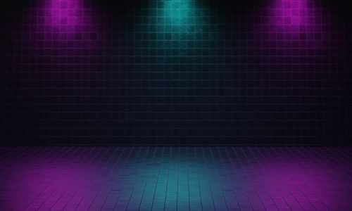 Full frame shot of illuminated lights on tiled floor