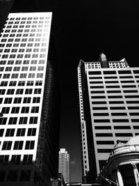 Low angle view of modern buildings