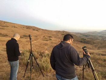 Man photographing