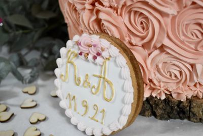 Close-up of cake