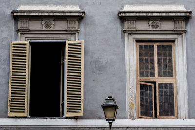 Low angle view of old building