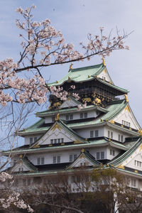 Low angle view of building against sky