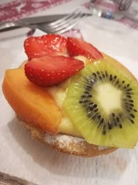 Close-up of dessert in plate