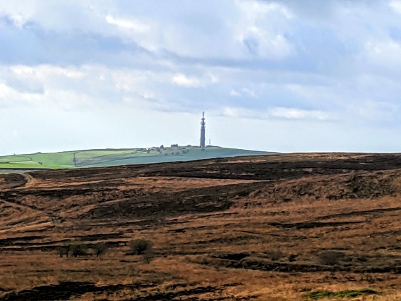 VIEW OF COMMUNICATIONS TOWER ON LAND