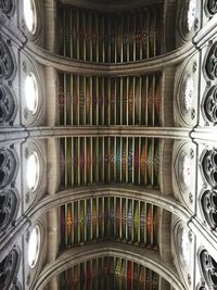 Low angle view of ceiling