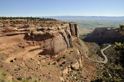 Views from the colorado national monument national park near grand jun