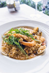 Close-up of risotto