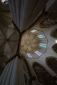 Low angle view of ceiling in city