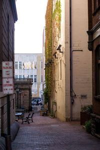 Sidewalk in city