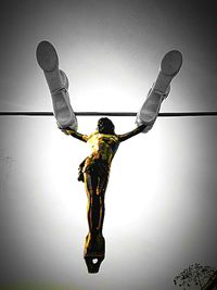 Low angle view of tree against sky