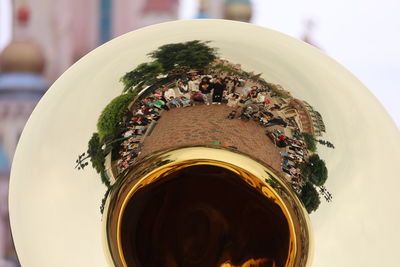Close-up of tuba