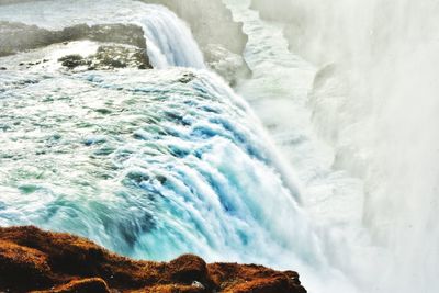 Gullfoss waterfall in iceland