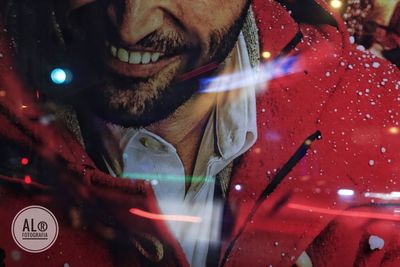 Portrait of man smiling