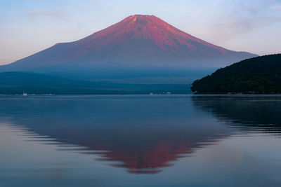 Red mt.fuji