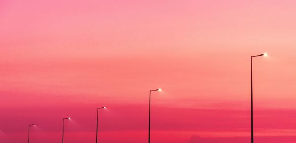 Pink skies