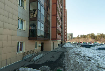 Buildings against sky in city