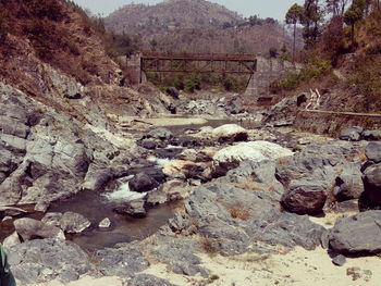 View of rock formation