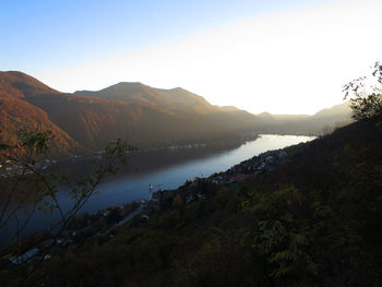 Scenic view of mountains