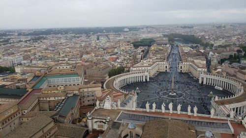 Vatican city view from st. peter's basilica church