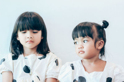 Portrait of cute smiling