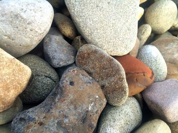 Full frame shot of stones