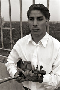 Portrait of man standing outdoors