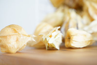 Close-up of fruit on table