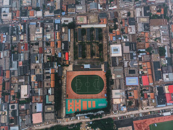 Aerial view of city