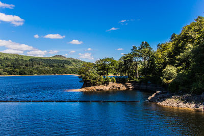 Scenic view of river against sky