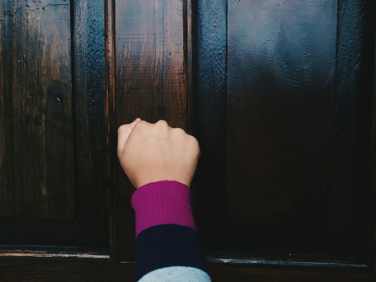 low section, door, person, closed, indoors, standing, part of, wood - material, window, human foot, curtain, lifestyles, built structure, personal perspective, day, house, wall - building feature