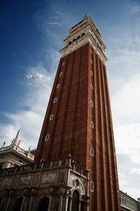 Low angle view of building against sky